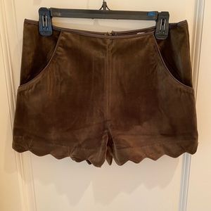 Very J Velvet Shorts